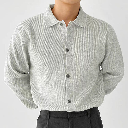 Comfy Button Front Knit Cardigan - OutfitLondon