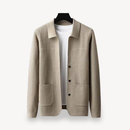 Textured Crew Neck Men's Sweater - OutfitLondon