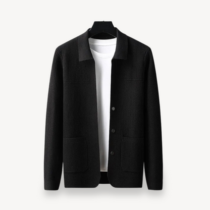 Textured Crew Neck Men's Sweater