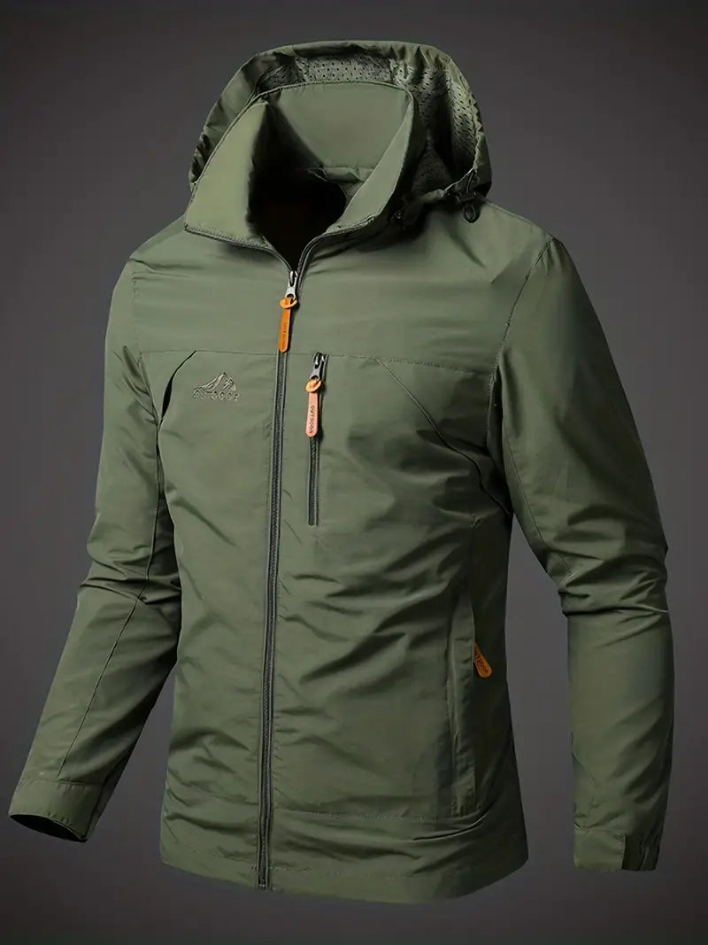 Waterproof Lightweight Men's Windbreaker Coat - OutfitLondon