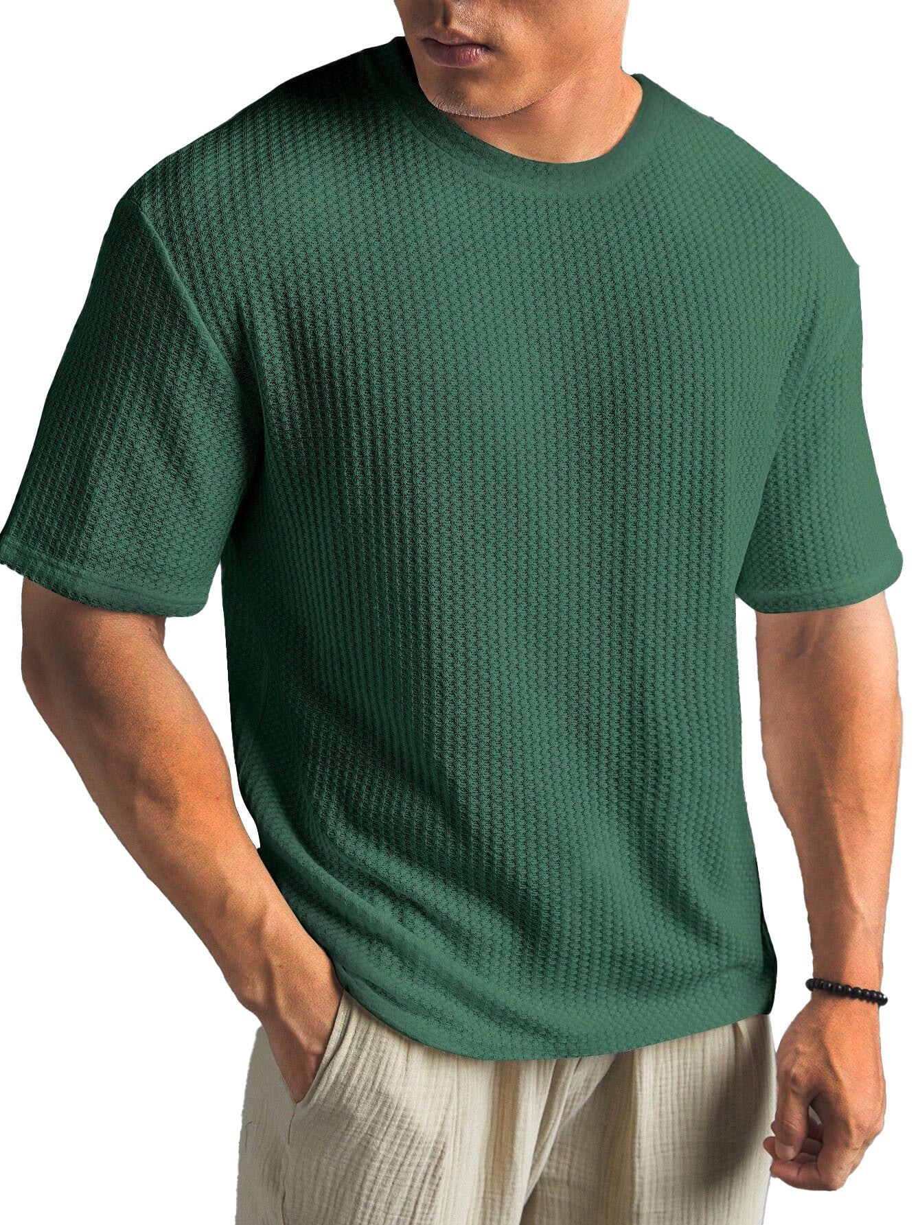 Rien Men's Basic Cotton Shirt | Clean Look, Everyday Comfort