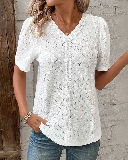 Relaxed Fit Women's Summer Blouse