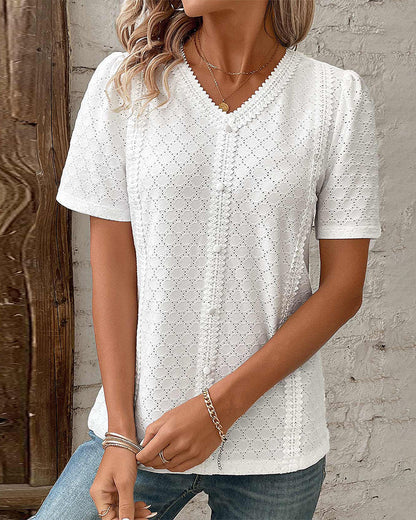 Relaxed Fit Women's Summer Blouse