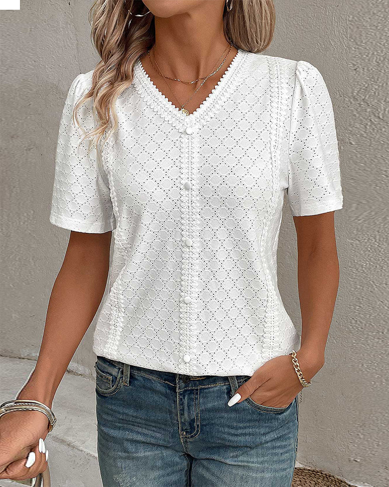Relaxed Fit Women's Summer Blouse
