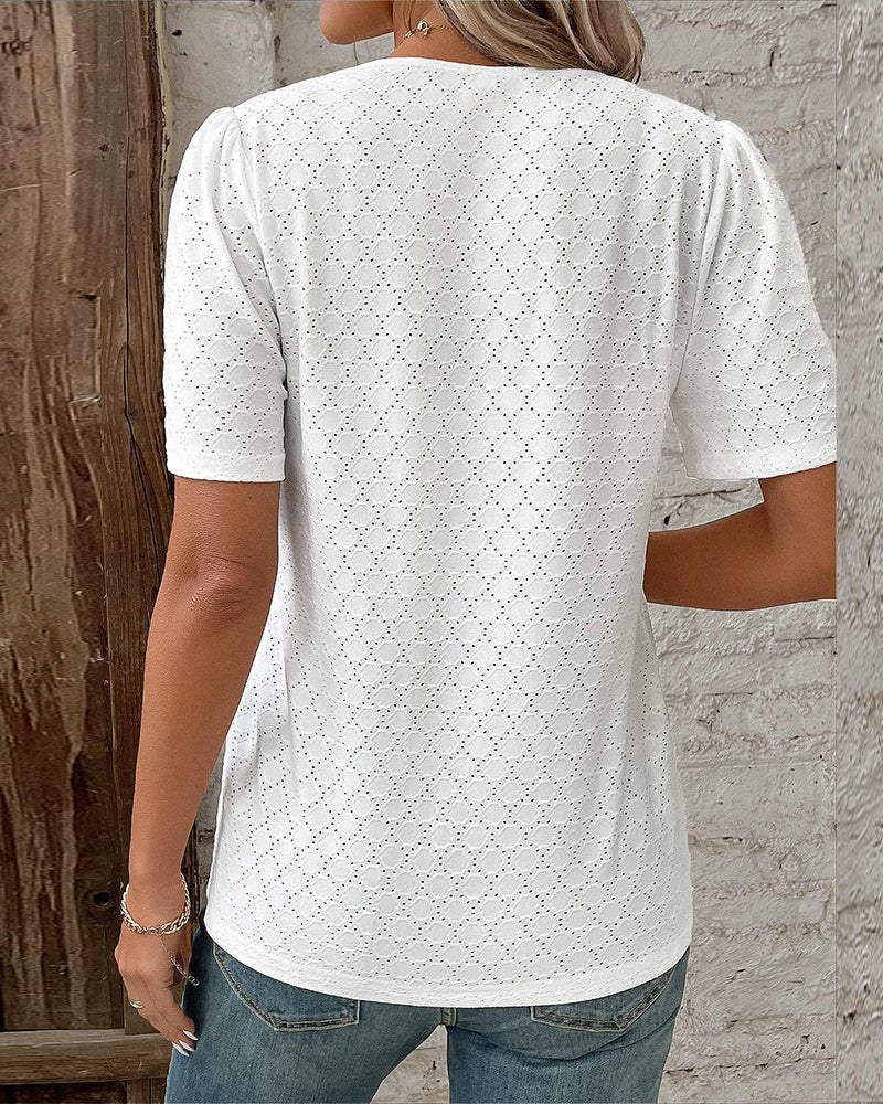 Relaxed Fit Women's Summer Blouse