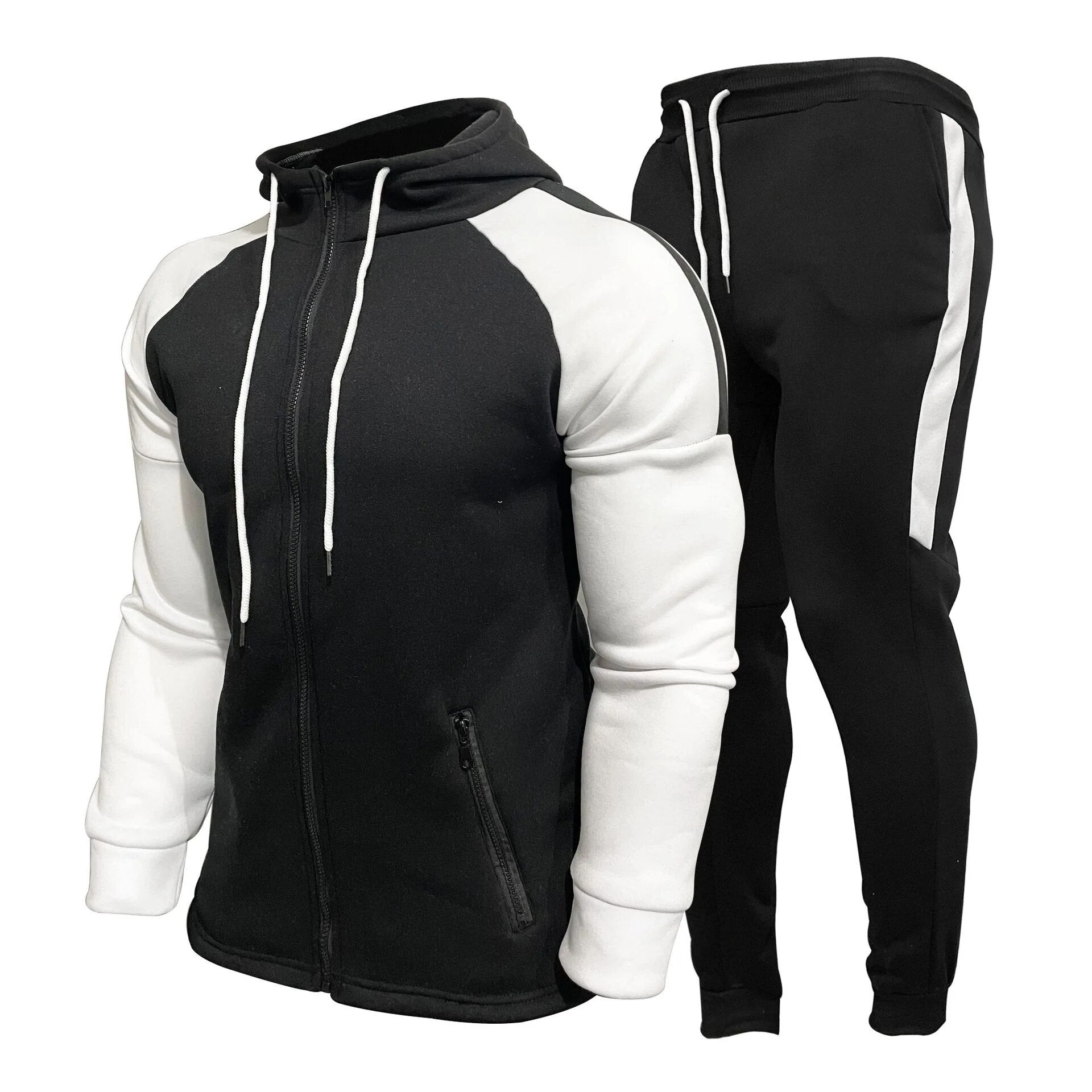 Men's Zip Up Athletic Suit - OutfitLondon