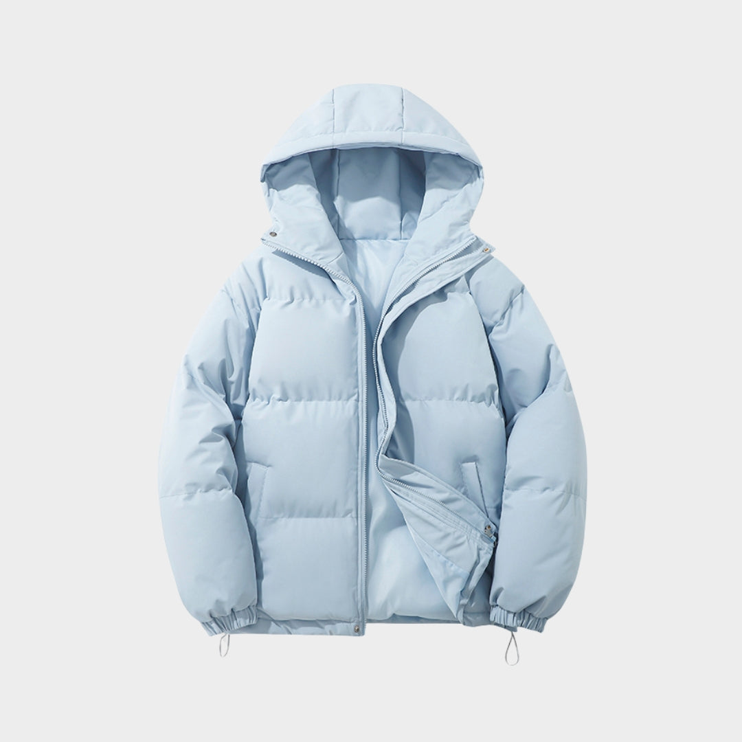 Warm Womens Waterproof Hoodie Puffer Jacket - OutfitLondon