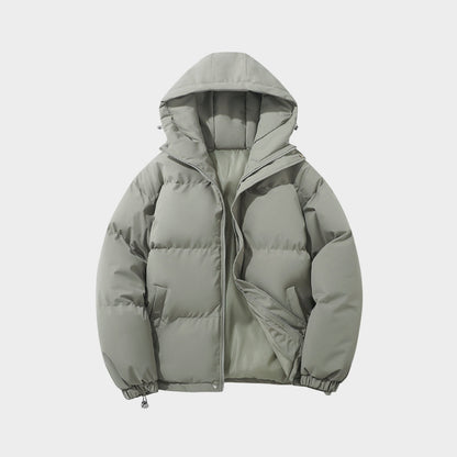 Warm Womens Waterproof Hoodie Puffer Jacket