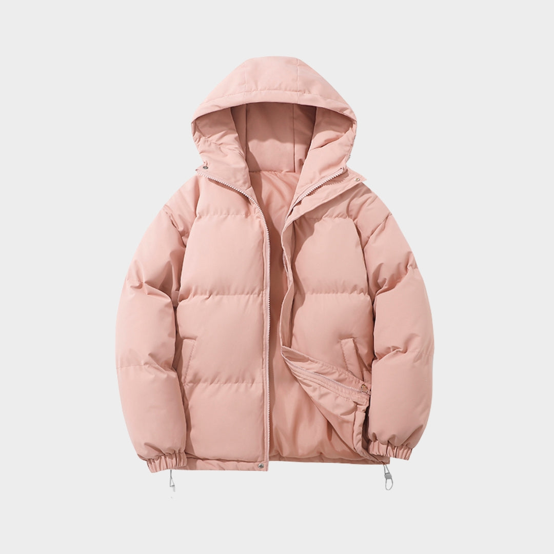 Warm Womens Waterproof Hoodie Puffer Jacket