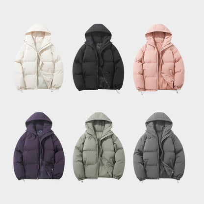 Warm Womens Waterproof Hoodie Puffer Jacket