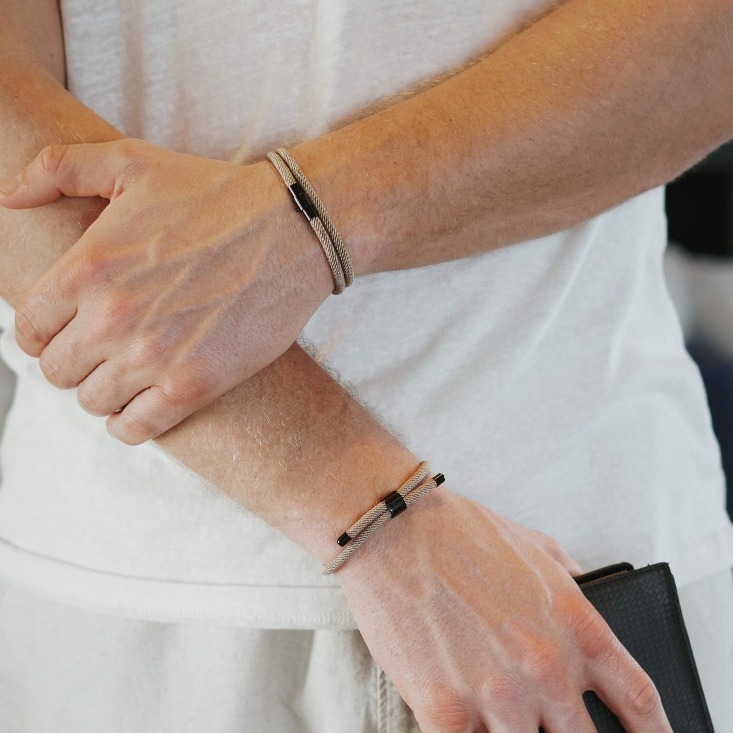 Classic Brown Magnetic Bangle Bracelet