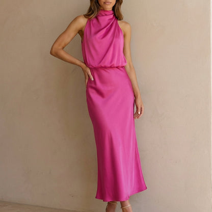 Elegant Sleeveless Midi Dress for Women