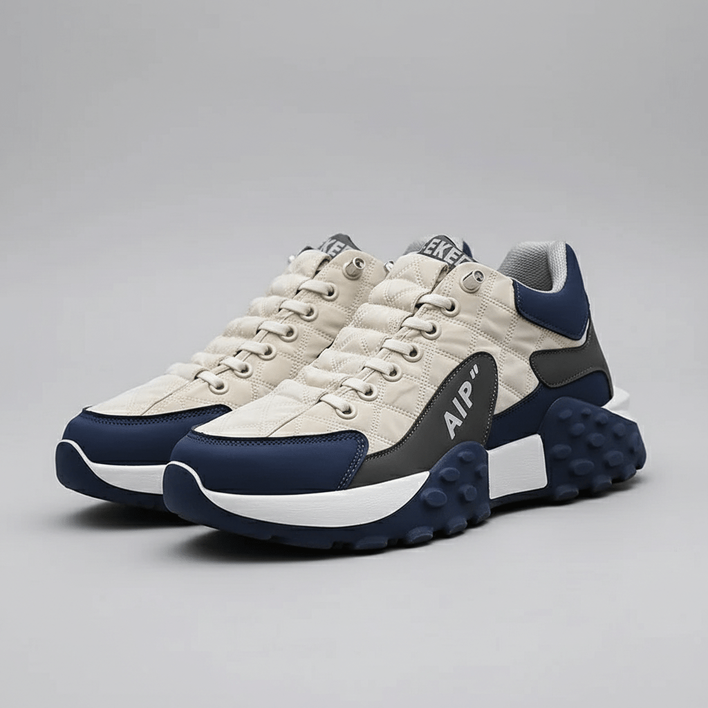 Men's Cushion Running Shoes with Traction Sole