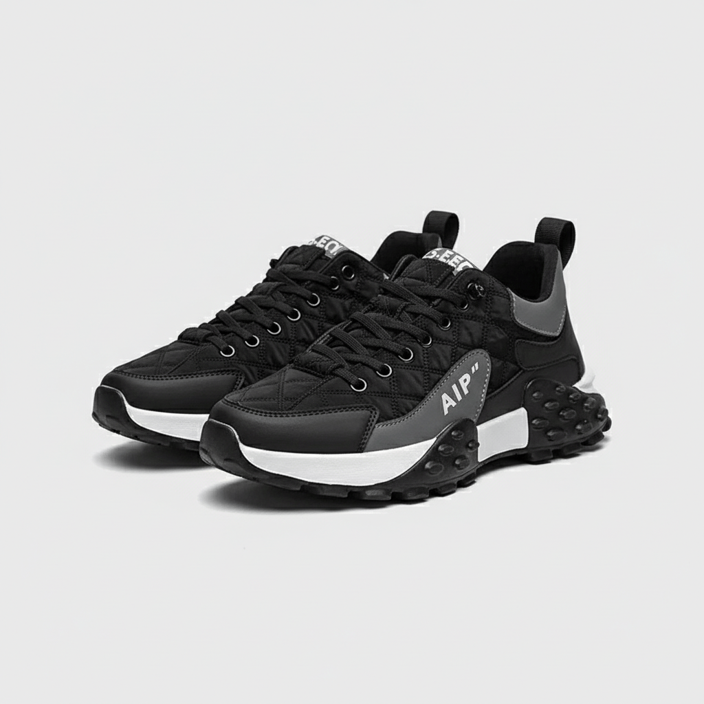Men's Cushion Running Shoes with Traction Sole
