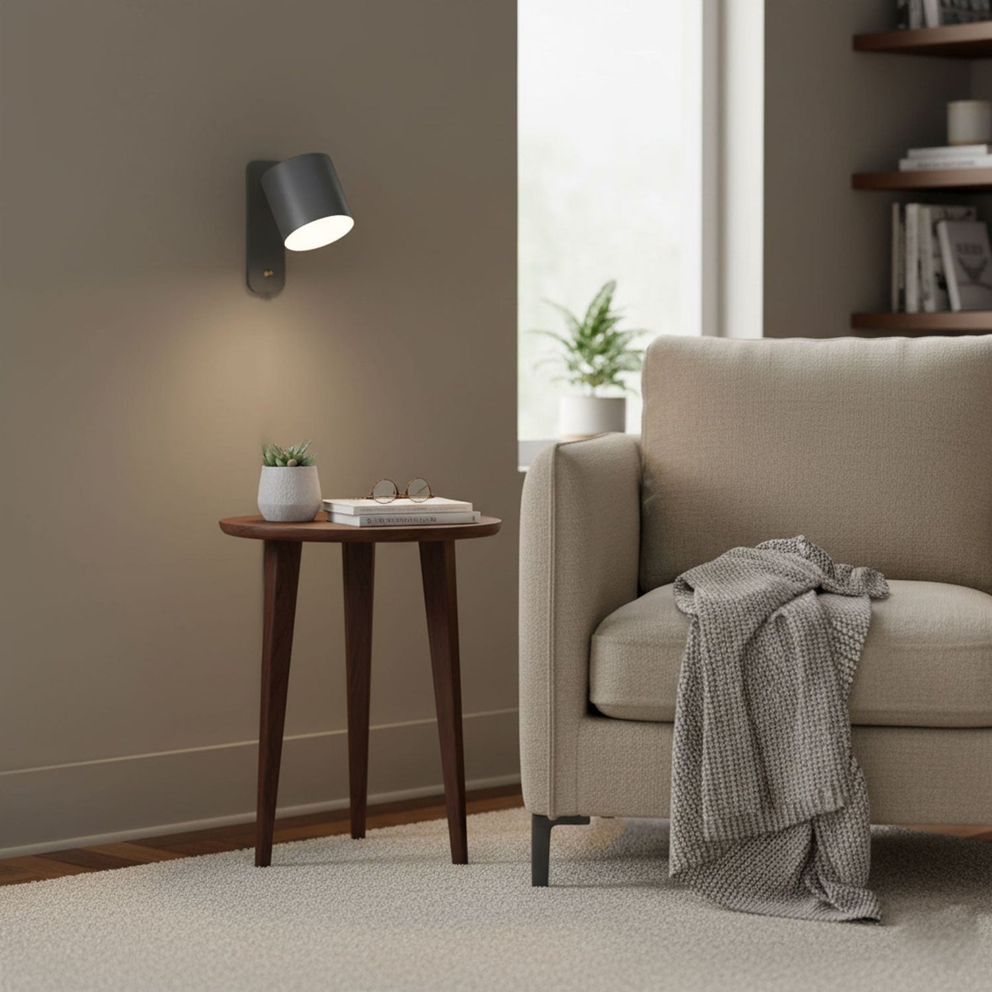 Sleek Adjustable LED Wall Light Fixture