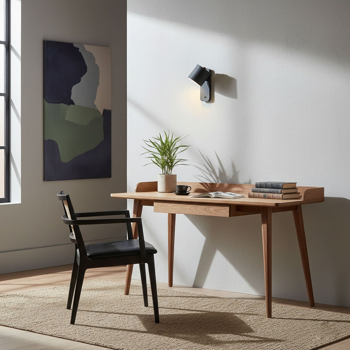 Sleek Adjustable LED Wall Light Fixture