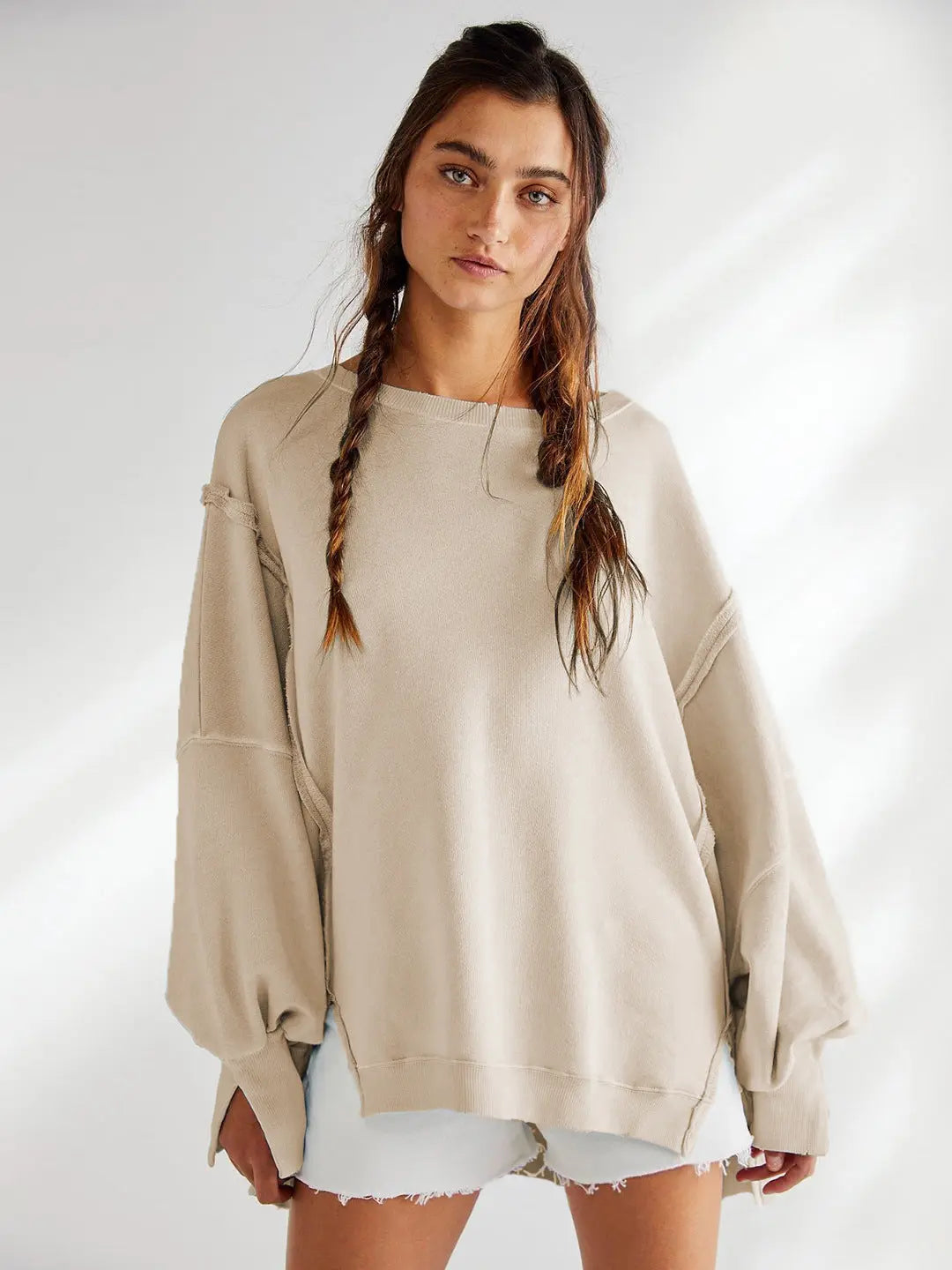 Relaxed Fit Cotton Sweatshirt