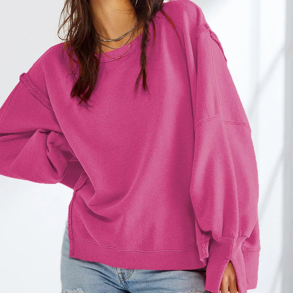 Relaxed Fit Cotton Sweatshirt