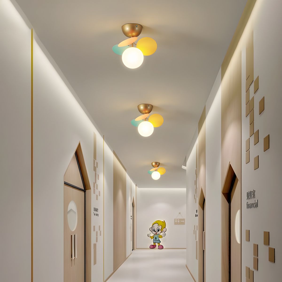 Stylish Round LED Ceiling Light Fixture