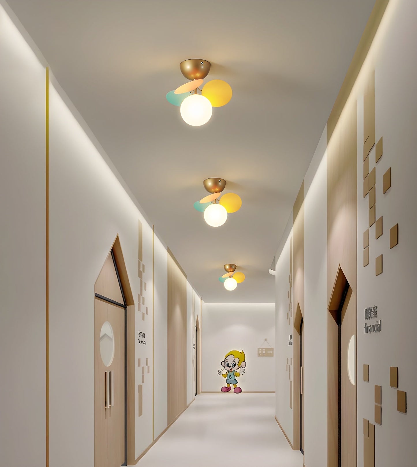 Stylish Round LED Ceiling Light Fixture