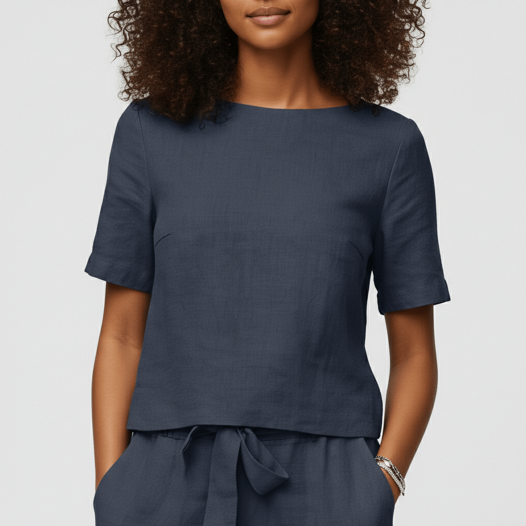 Casual 2 Piece Short Sleeve Top and Jogger Pants