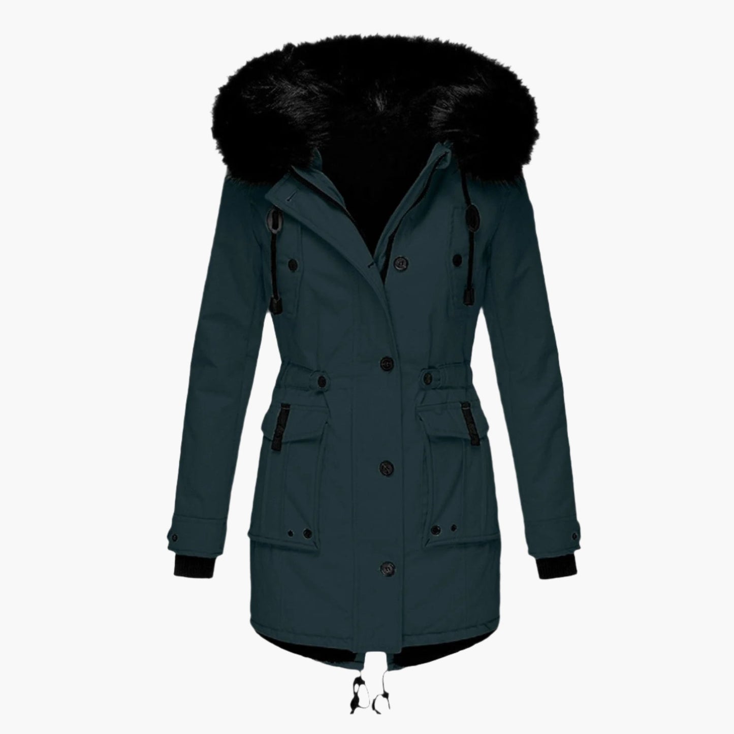 Women's Thick Hooded Parka Coat