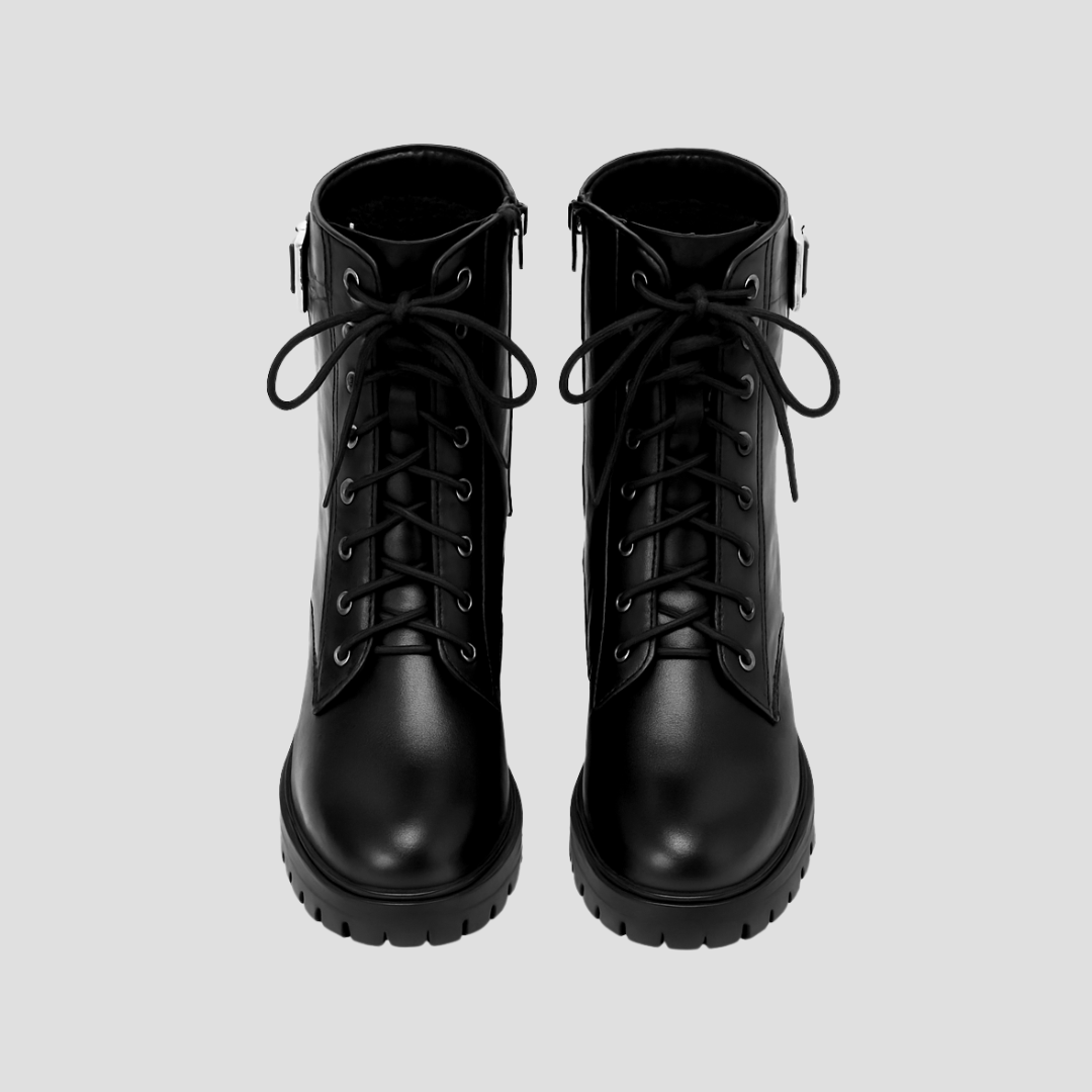 Warm Faux Fur Insulated Combat Boots