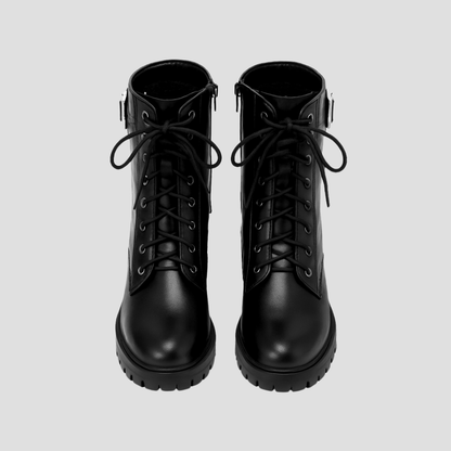Warm Faux Fur Insulated Combat Boots