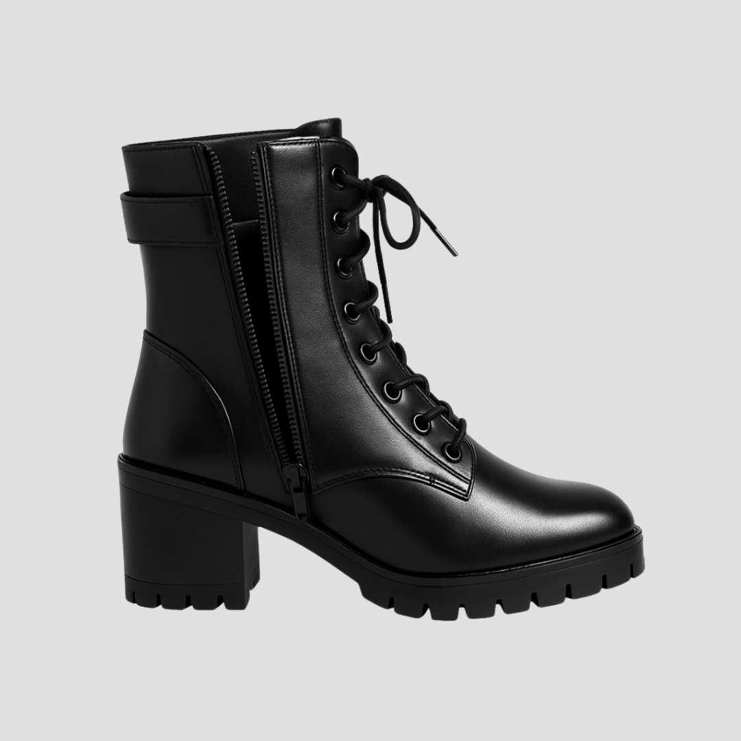 Warm Faux Fur Insulated Combat Boots