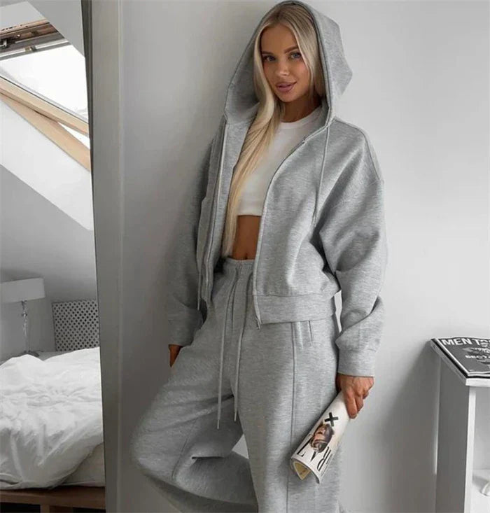 Women's Soft Sportswear Tracksuit Set