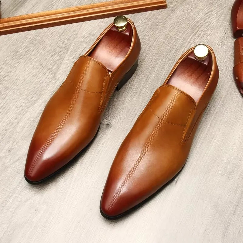 Authentic Luxury Leather Loafers - OutfitLondon