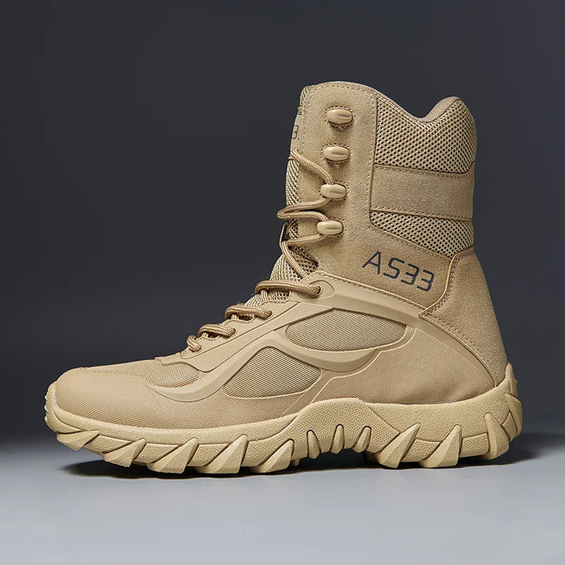 Tough Waterproof Mens Leather Work Boots