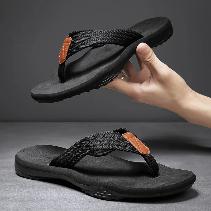 Relaxing Mens Casual Beach Flip Flops - OutfitLondon