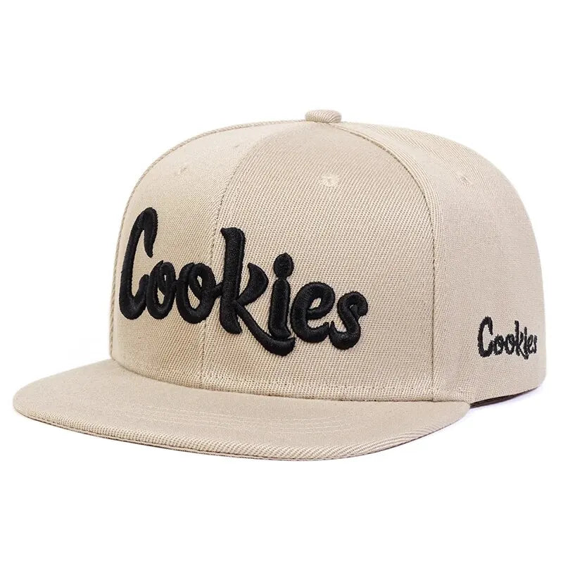 Embroidered Snapback Hat Cookies Design