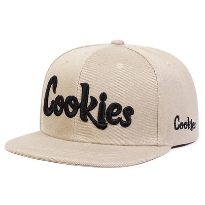 Embroidered Snapback Hat Cookies Design