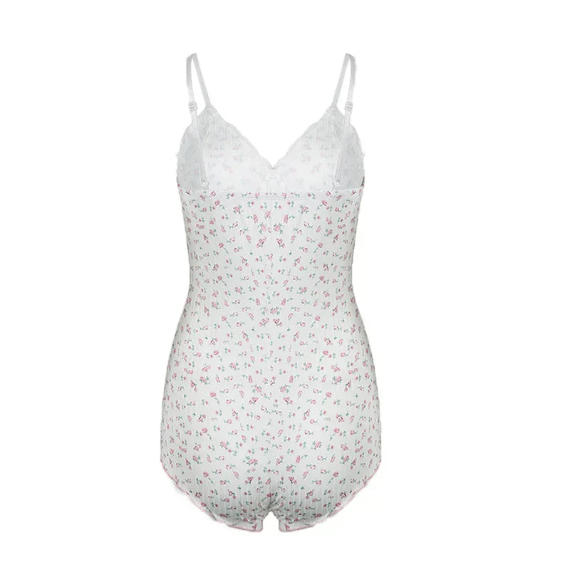 Pretty Floral Off Shoulder Bodysuit