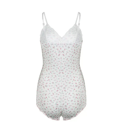 Pretty Floral Off Shoulder Bodysuit