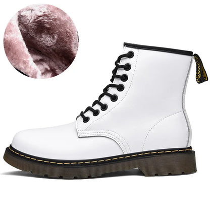 Comfortable Thermal Leather Ankle Boots for Men