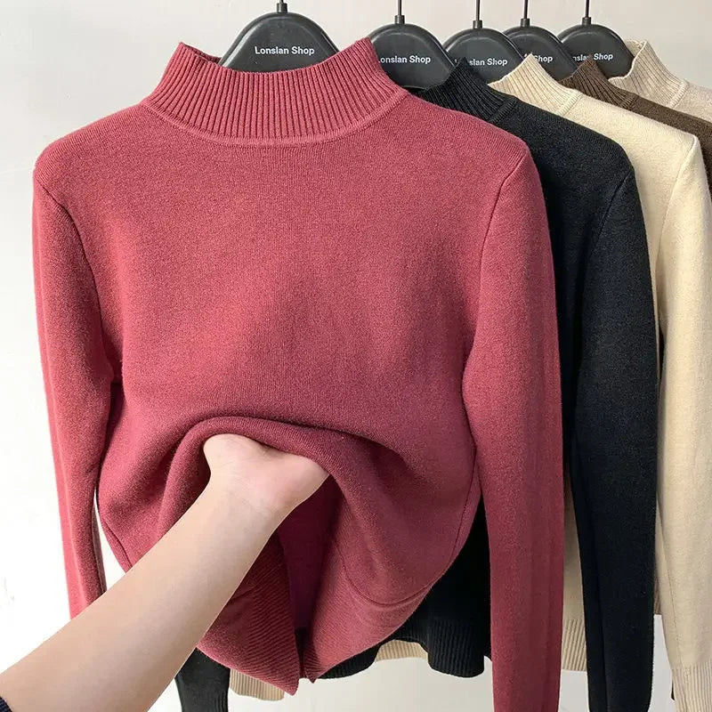 Cozy Fleece Crew Neck Pullover