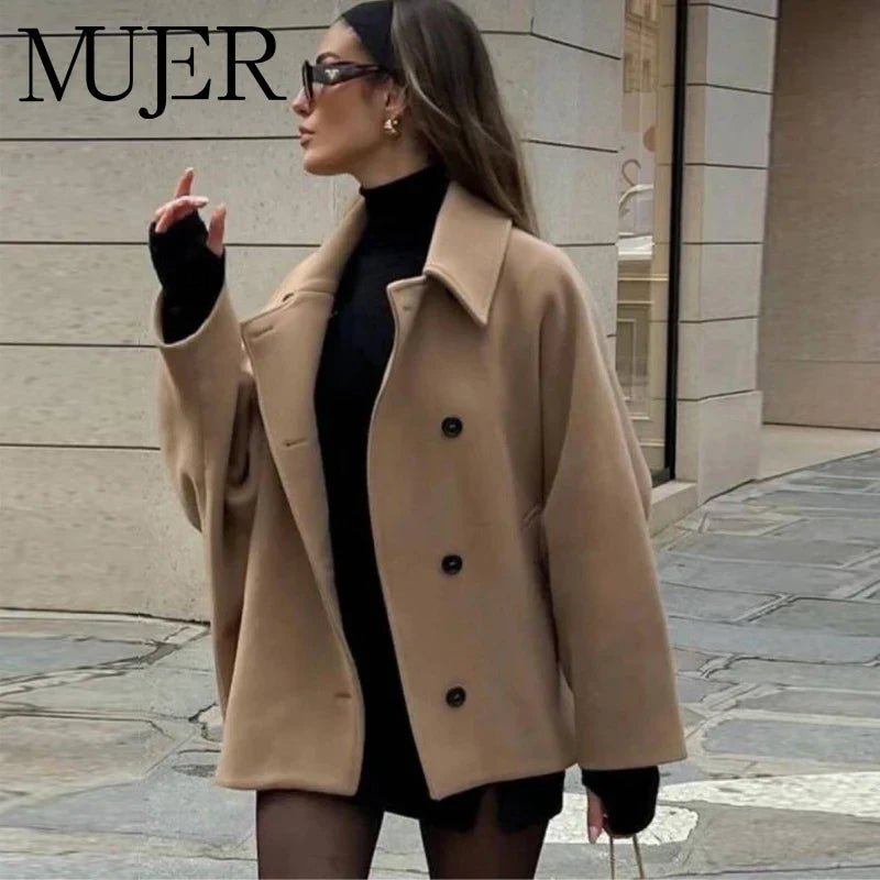 Relaxed Fit Rainproof Long Coat - OutfitLondon