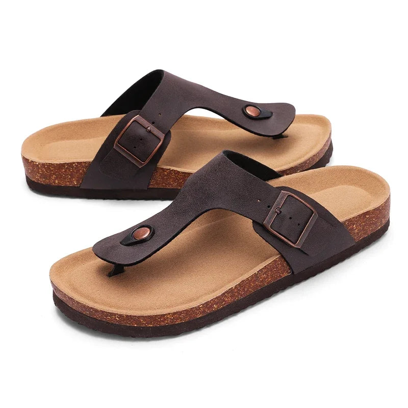 Soft Leather Flat Shoes with Good Arch Support