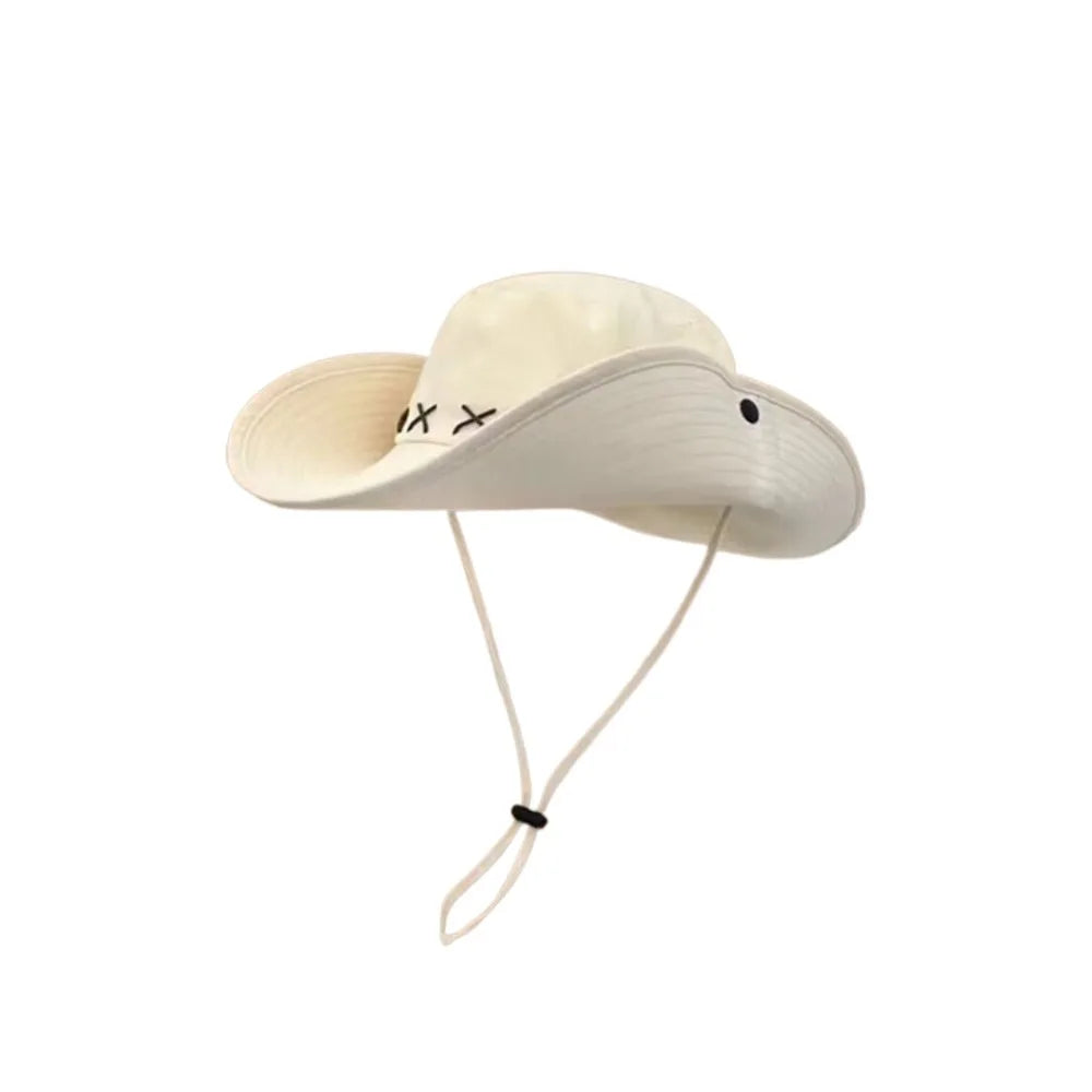 Breathable Western Hat - Wide Brim Sun Protection