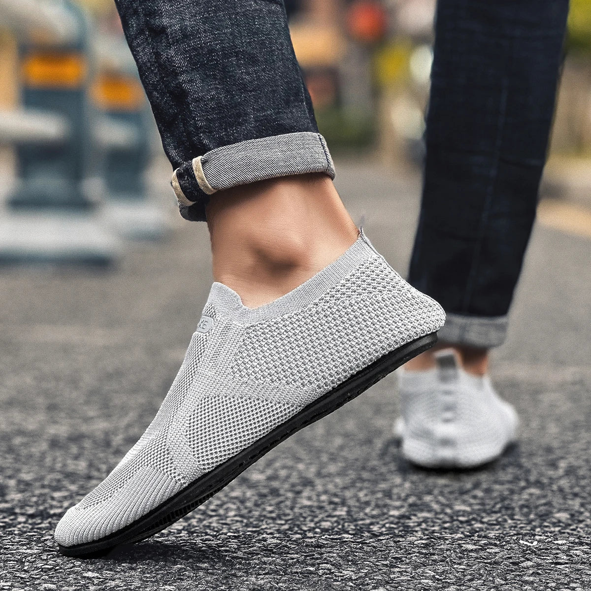 Breathable Mesh Slip On Shoes