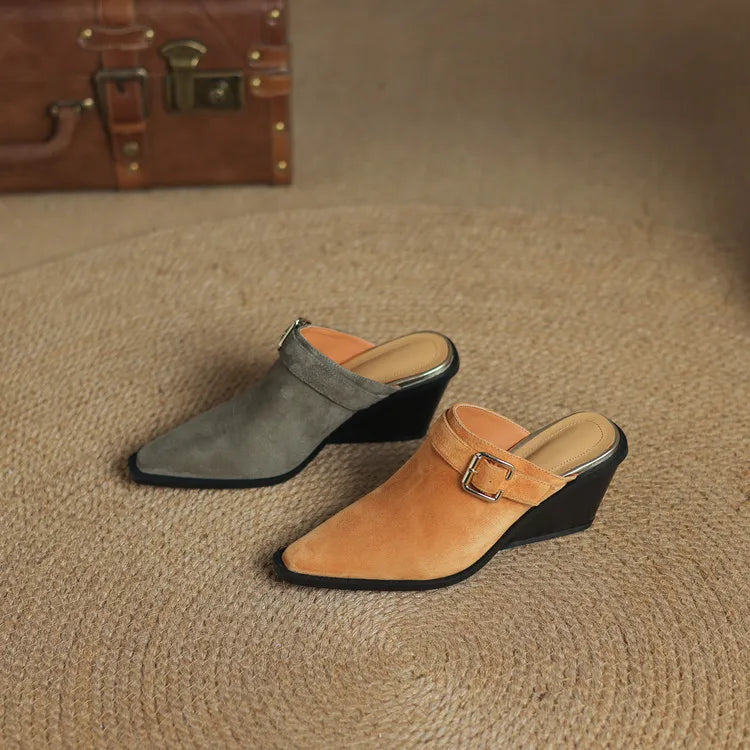 Luxury Soft Slip On Mules