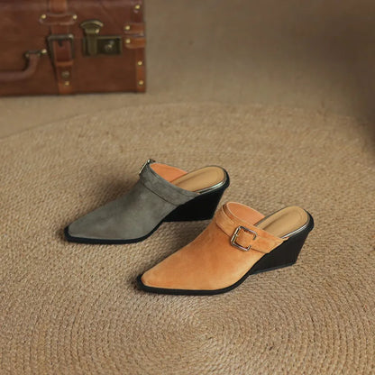Luxury Soft Slip On Mules