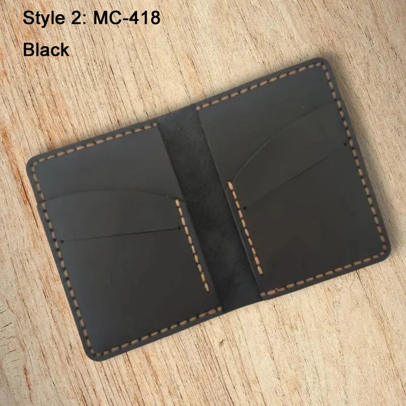 Authentic Tan Leather Card Holder
