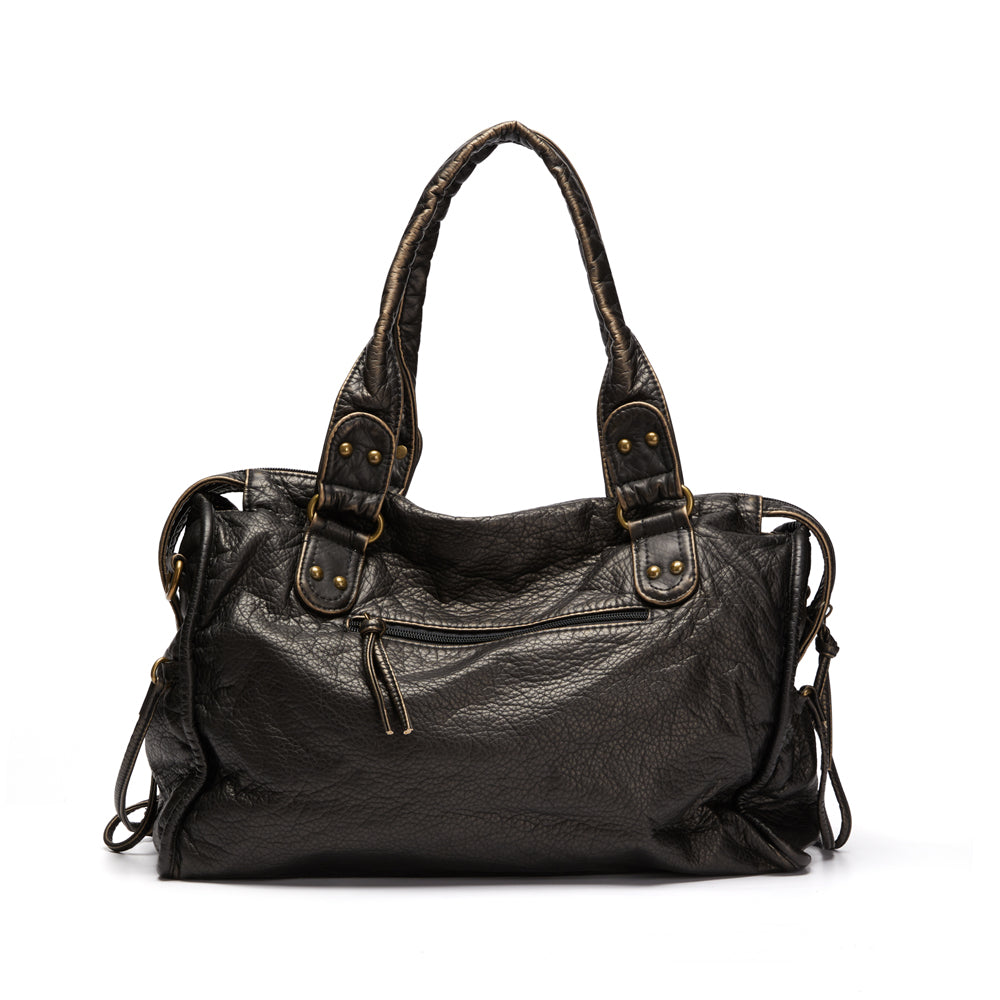 Elegant Women's Leather Tote Handbag