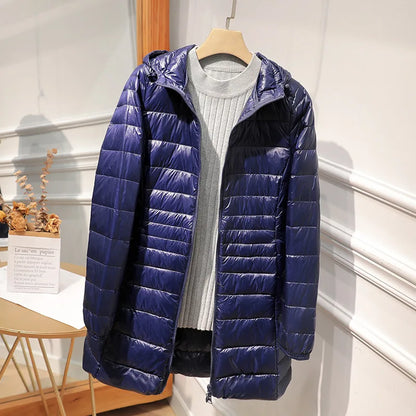 Women's Waterproof Down Filled Winter Jacket with Bag