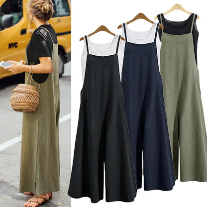 Comfortable Loose Fit Summer Jumpsuit - OutfitLondon