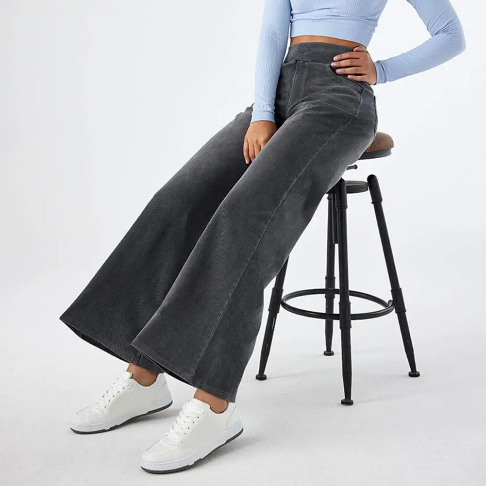 Classic Fit High Waist Straight Leg Women's Jeans - OutfitLondon